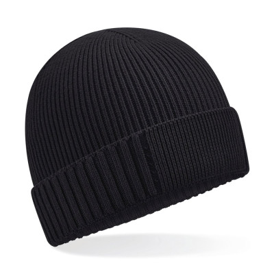 Gorro de algodão biológico com patch técnico